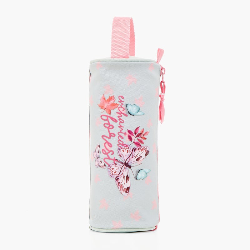 Roll road Pouch - Enchanted Forest - 1Cmprt - Printed (Polyester) Mint \ 23X9X9Cm - Image 5